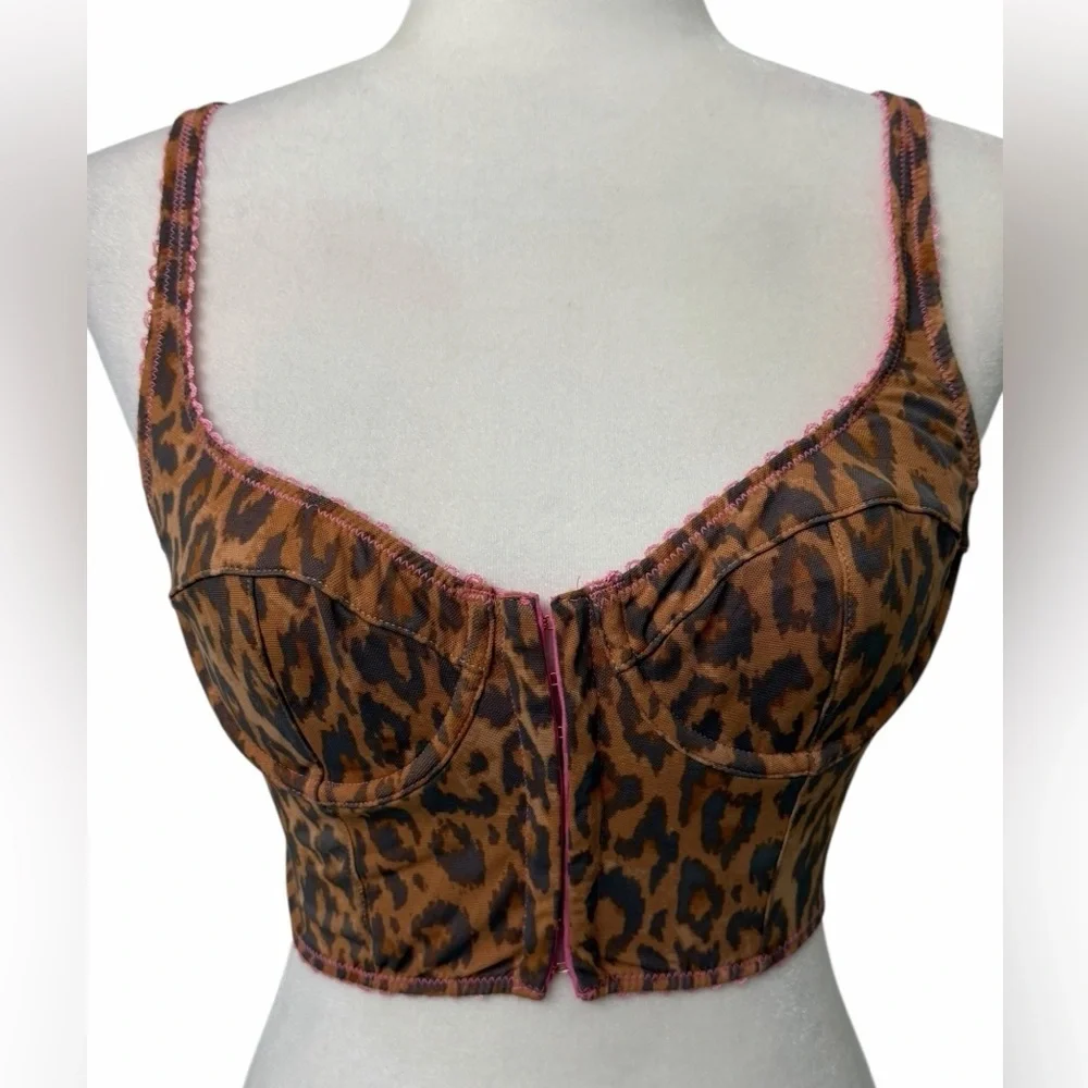 Urban Outfitters Out From Under Leopard Print Bralette